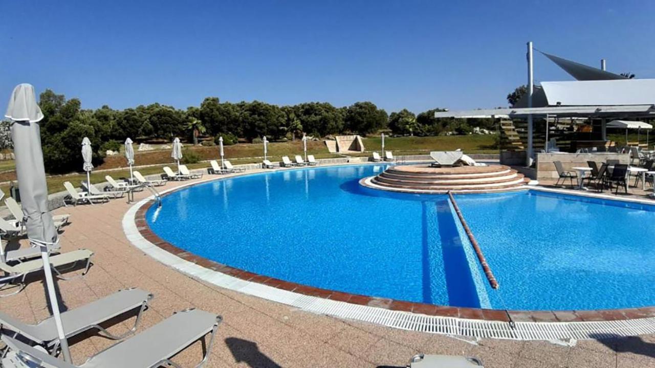 Olia Sea View Shared Pool Villa, Nea Fokea Exterior foto