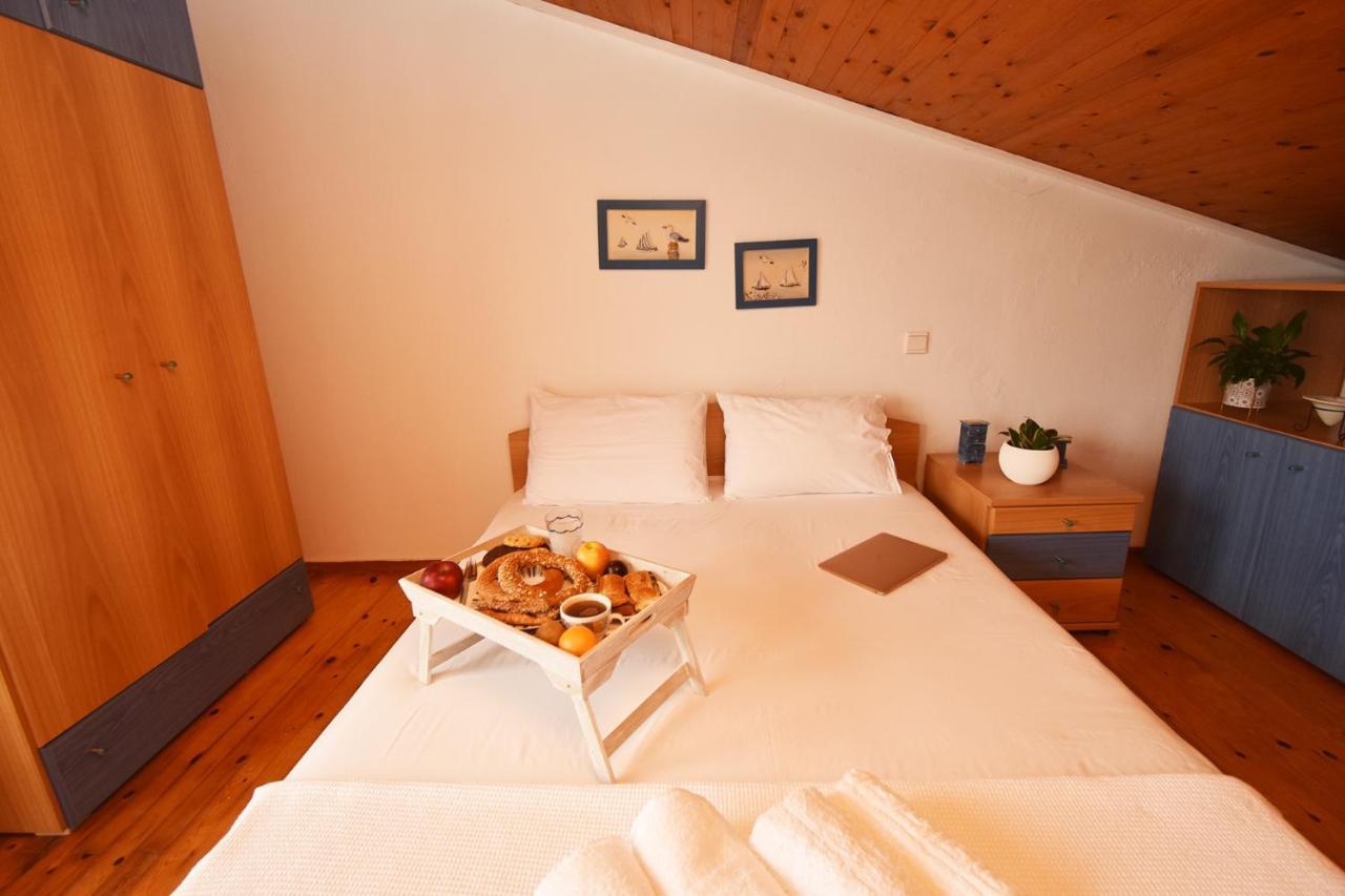 Olia Sea View Shared Pool Villa, Nea Fokea Exterior foto