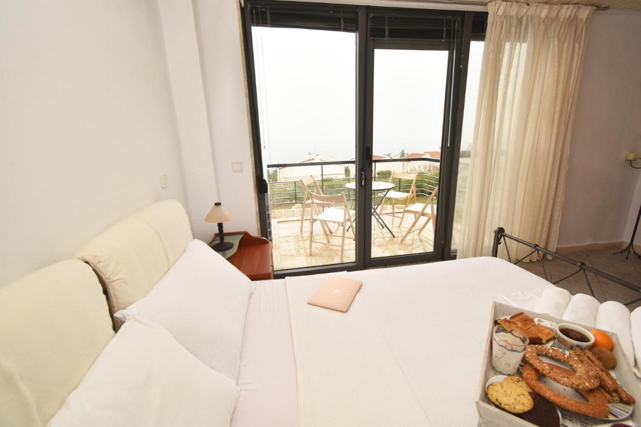 Olia Sea View Shared Pool Villa, Nea Fokea Exterior foto